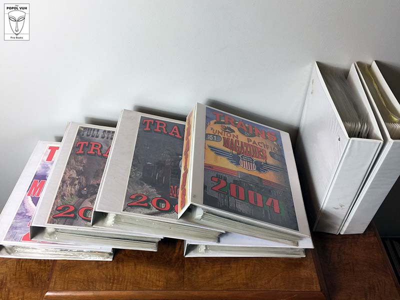 Collection of 'Trains' magazines - THE magazine of railroading